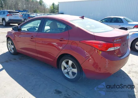 2013 Hyundai Elantra Gls z USA, uszkodzony, nr VIN KMHDH4AE5DU805207